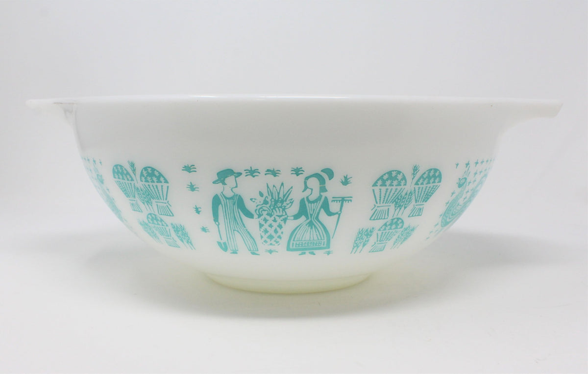 Mixing Bowl Set: Pyrex Cinderella Butterprint (Amish), Set of 4, Corning, USA, Vintage 1957 - SOLD