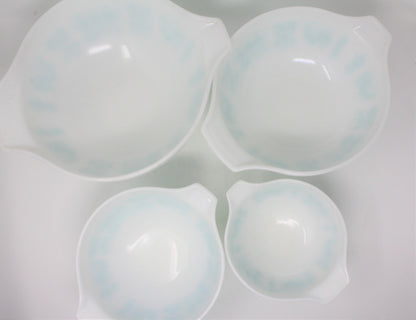 Mixing Bowl Set: Pyrex Cinderella Butterprint (Amish), Set of 4, Corning, USA, Vintage 1957 - SOLD