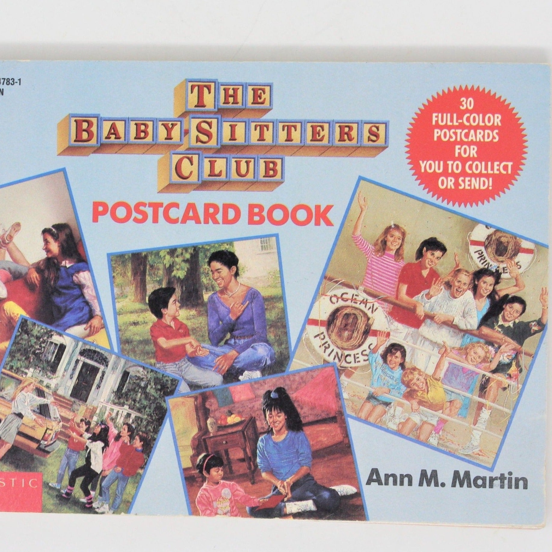 Vintage The Baby Sitters Club Postcard Book