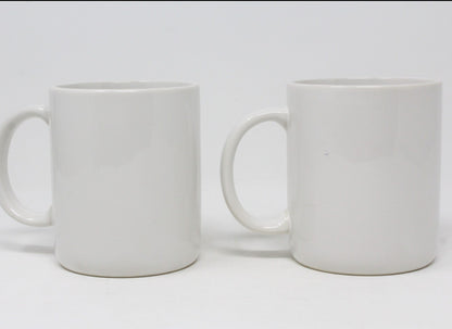 Mugs, Norman Rockwell Fishing Mugs, Vintage, Set of 2, 1987