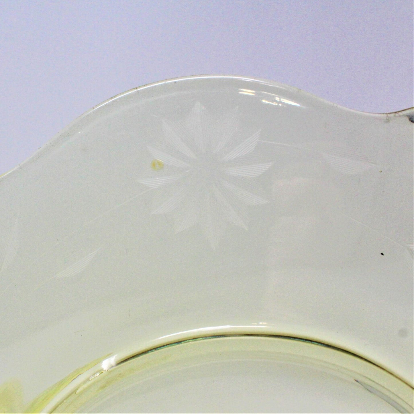 Dessert / Salad Plates, Lancaster Glass, Jubilee, Set of 2, Depression Glass, Vintage