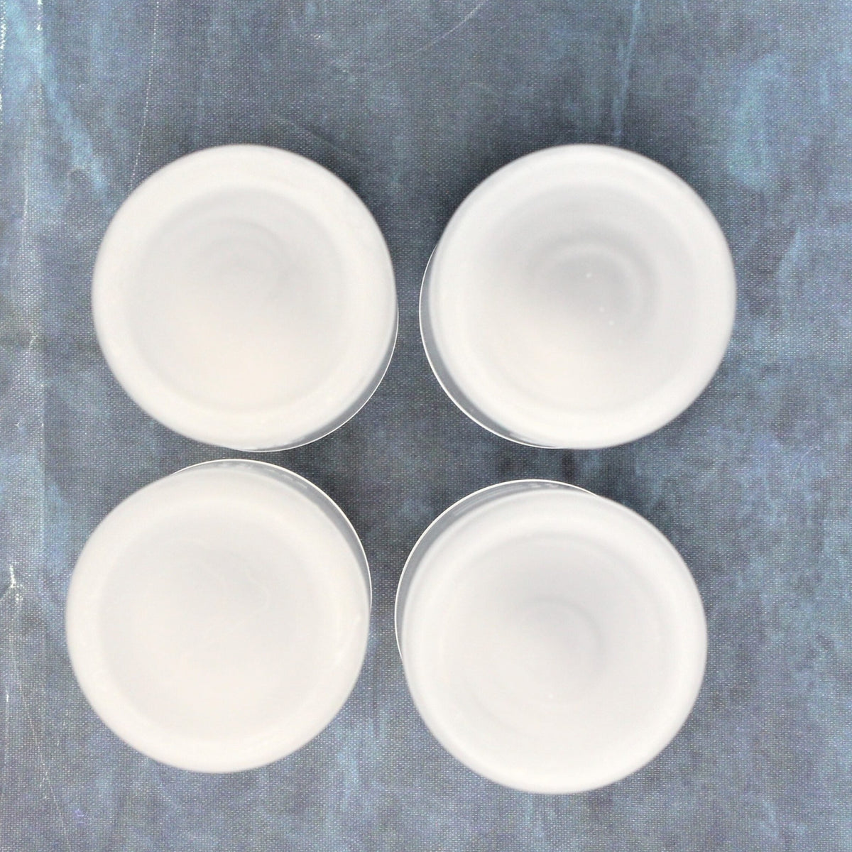 Shot Glasses: Jagermeister, Frosted Stag Logo, 2cl / 4cl Measure Lines, ARC, Germany, Set of 4 - SOLD