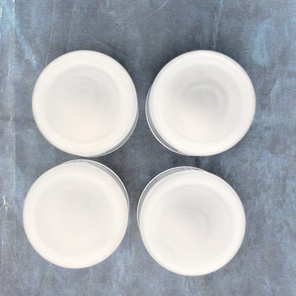 Shot Glasses: Jagermeister, Frosted Stag Logo, 2cl / 4cl Measure Lines, ARC, Germany, Set of 4 - SOLD