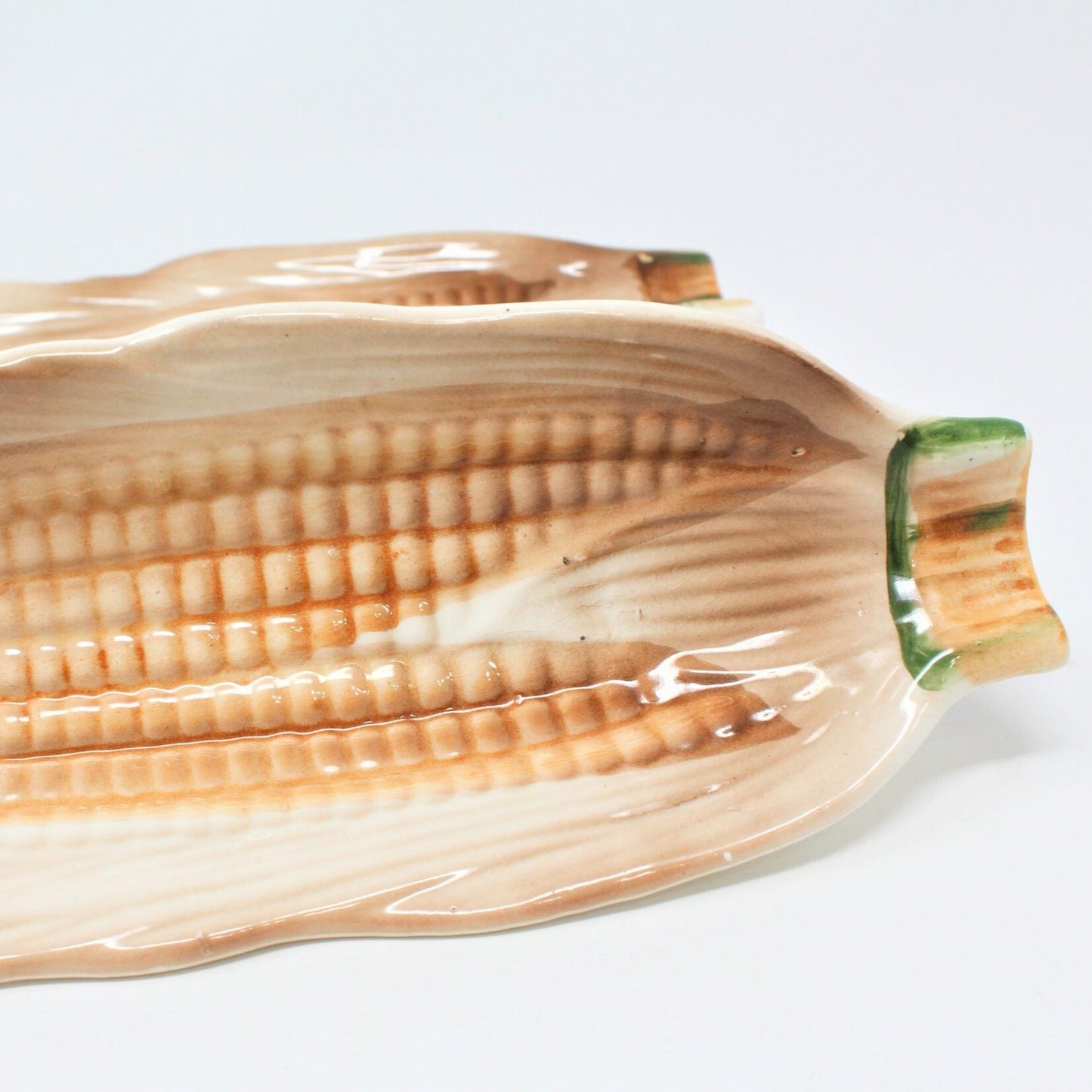 Corn Servers, Corn on the Cob (Brown), Set of 2, Vintage