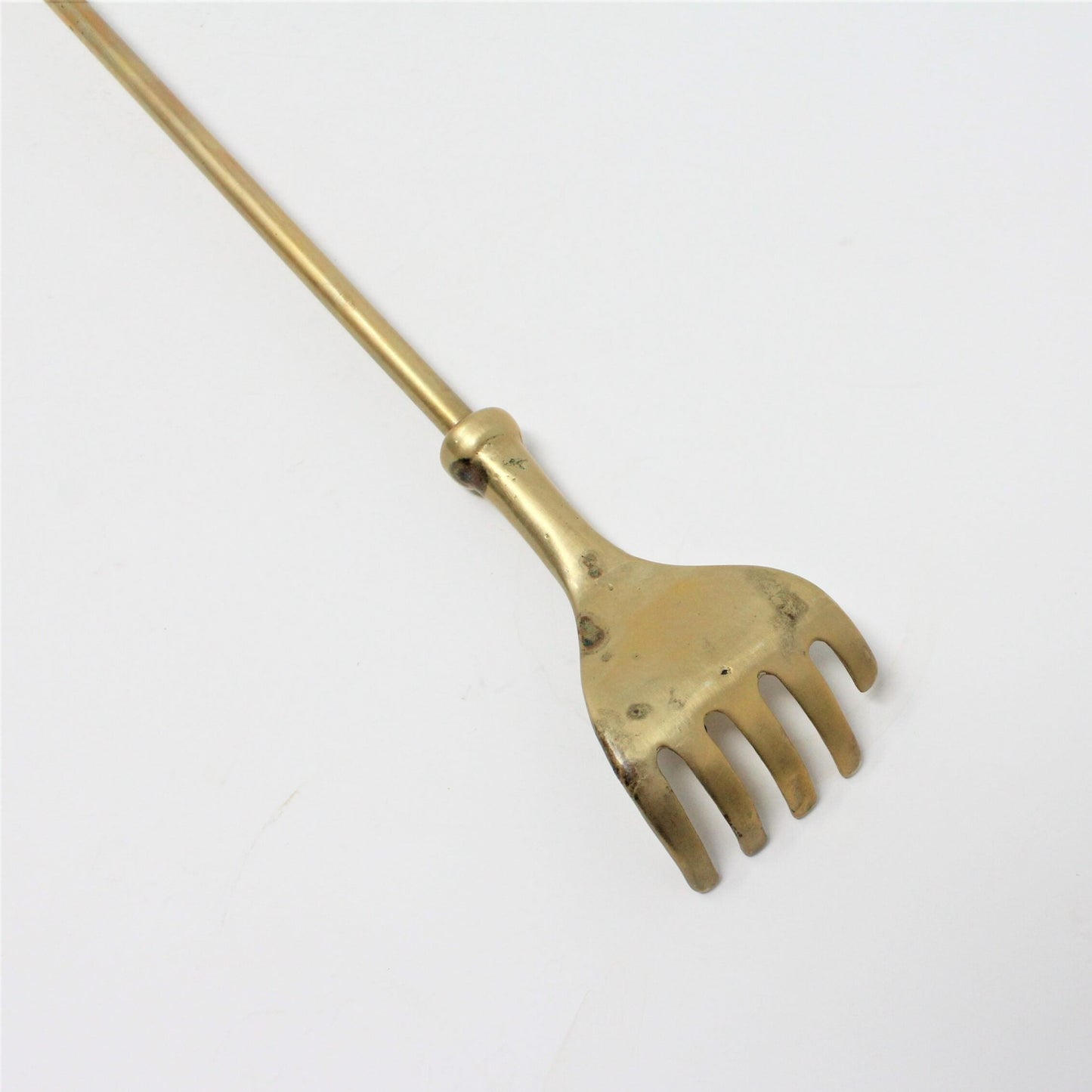 Backscratcher / Shoe Horn, Mid-Twentieth Century Modernist, Brass, Vintage, SOLD