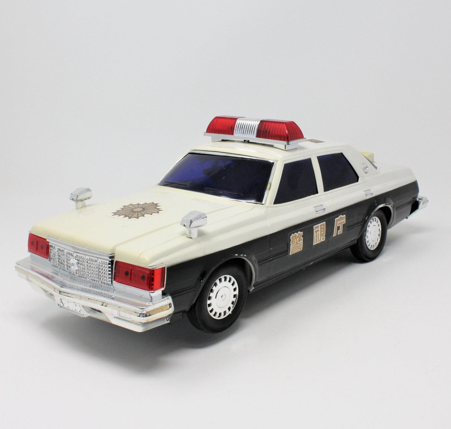 Car, Police Toy Car, Lights, Siren, Sound, Original Box, Japan, Vintage, SOLD