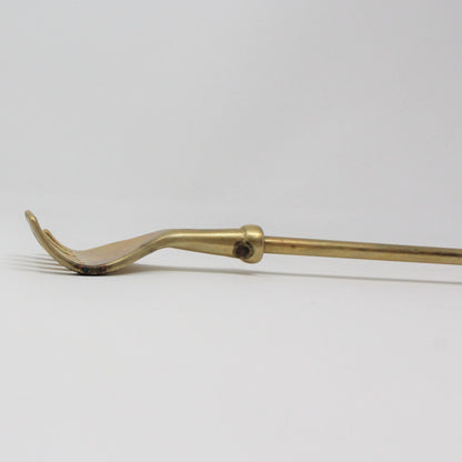 Backscratcher / Shoe Horn, Mid-Twentieth Century Modernist, Brass, Vintage, SOLD