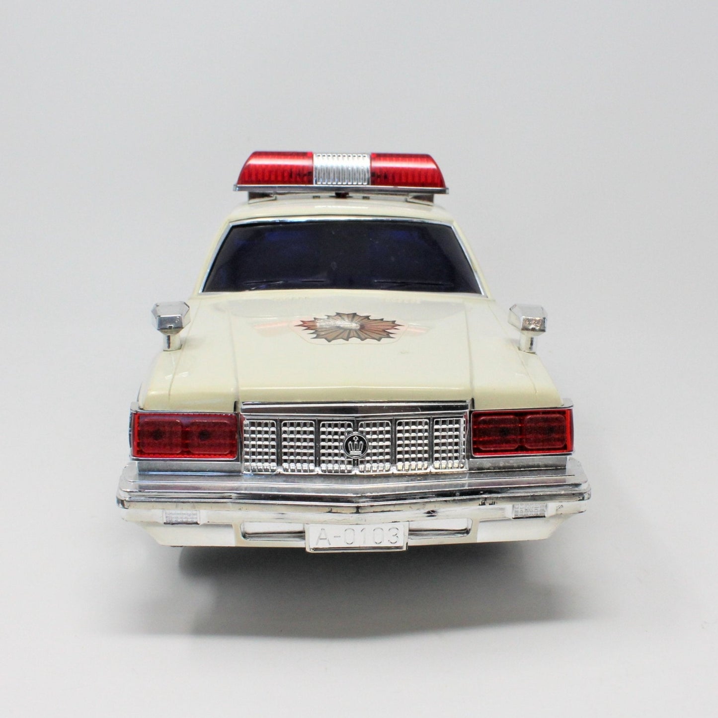 Police Car, Lights, Siren, Sound, Original Box, Japan, Vintage