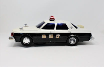 Police Car, Lights, Siren, Sound, Original Box, Japan, Vintage