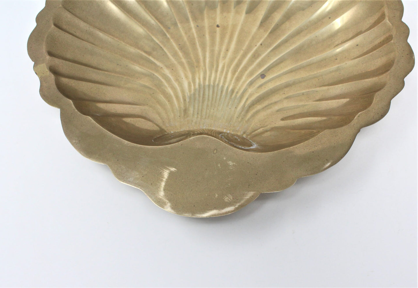 Bowl / Dish, Brass Shell, India, Vintage 10"