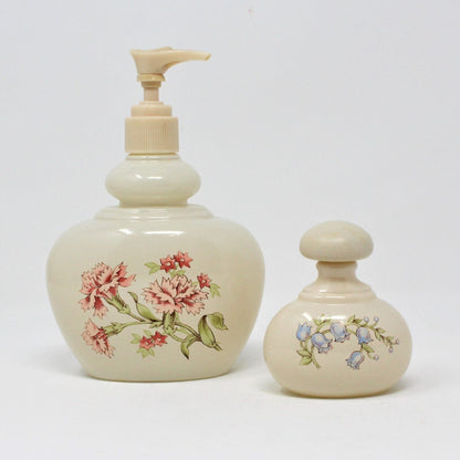 Perfume Bottle Set, Avon Timeless Ultra Cologne & Body Satin, Vintage