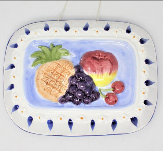 Decorative Mold, Sigma Tastesetter, Fruits, Ceramic, Vintage