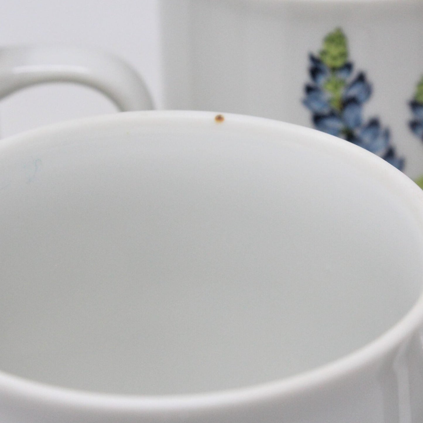 Mugs, House of Prill, Bluebonnet, Pedestal, Set of 5, Vintage