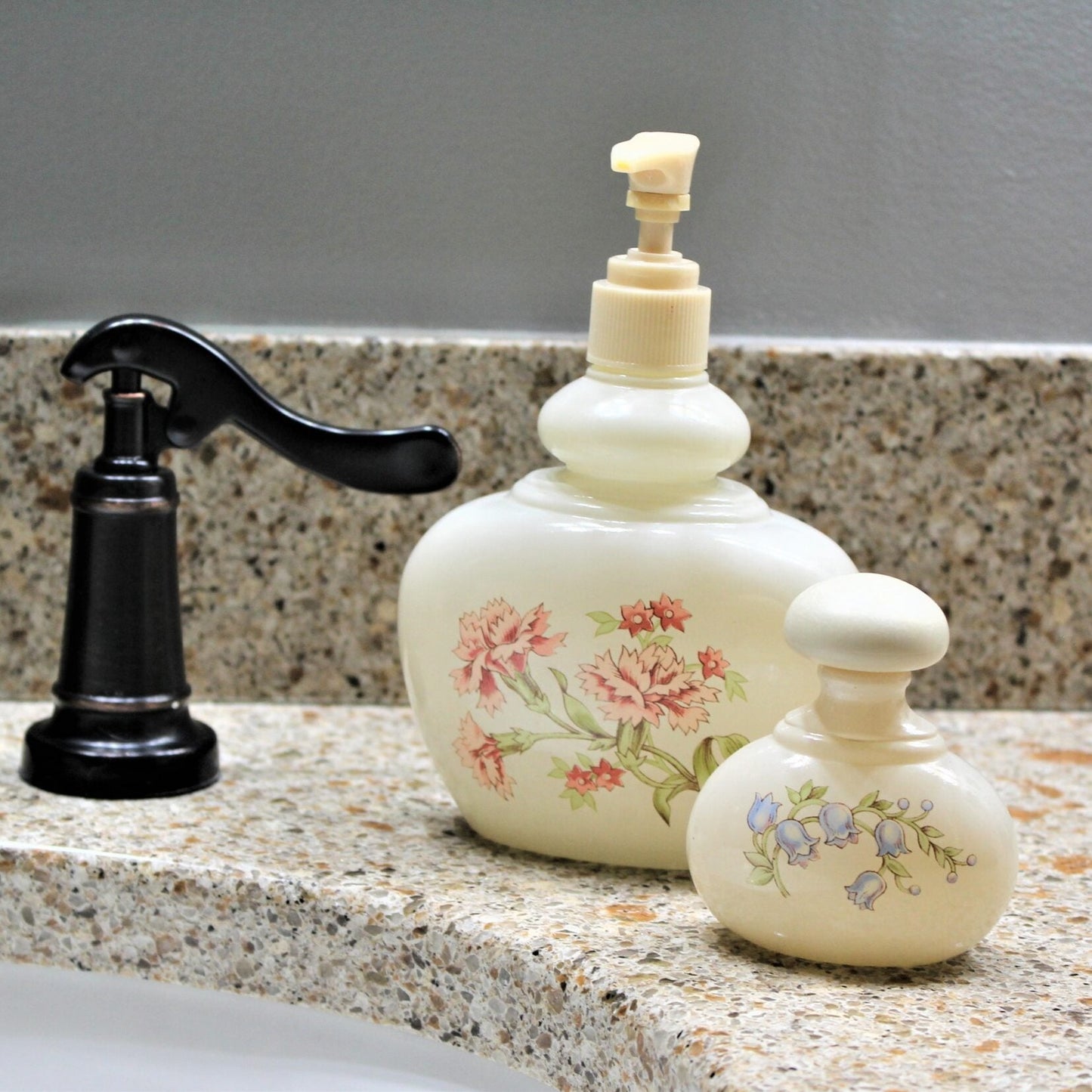 Perfume Bottle Set, Avon Timeless Ultra Cologne & Body Satin, Vintage