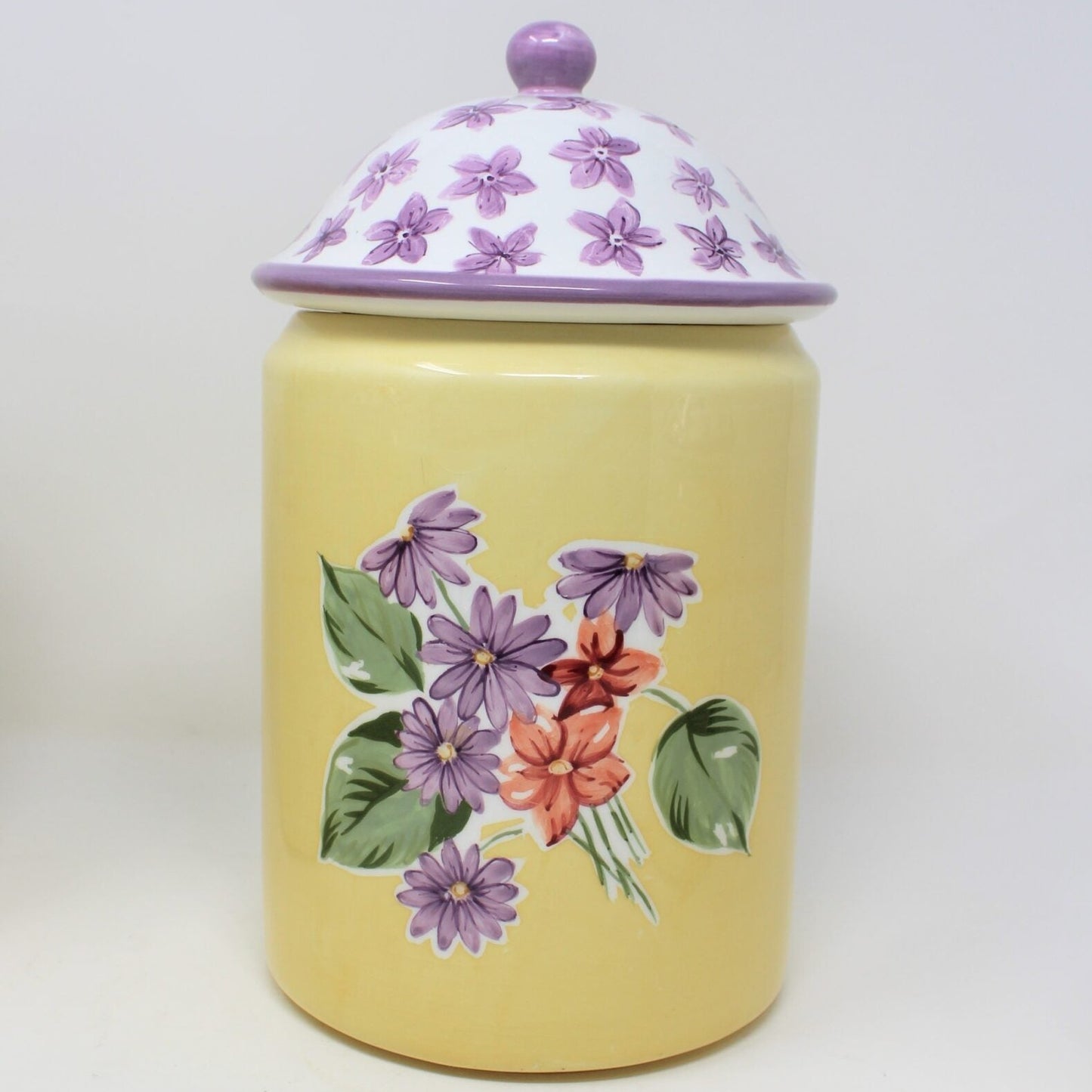 Canister Set, Waverly, Garden Room Cottage Collection "Field of Flowers", Set of 4, Vintage Ceramic
