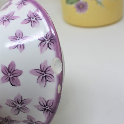 Canister Set, Waverly, Garden Room Cottage Collection "Field of Flowers", Set of 4, Vintage Ceramic