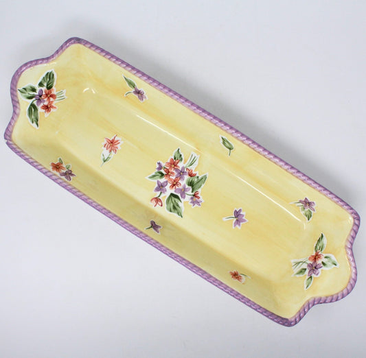 Bread Server, Waverly, Garden Room Cottage, Field of Flowers, Vintage