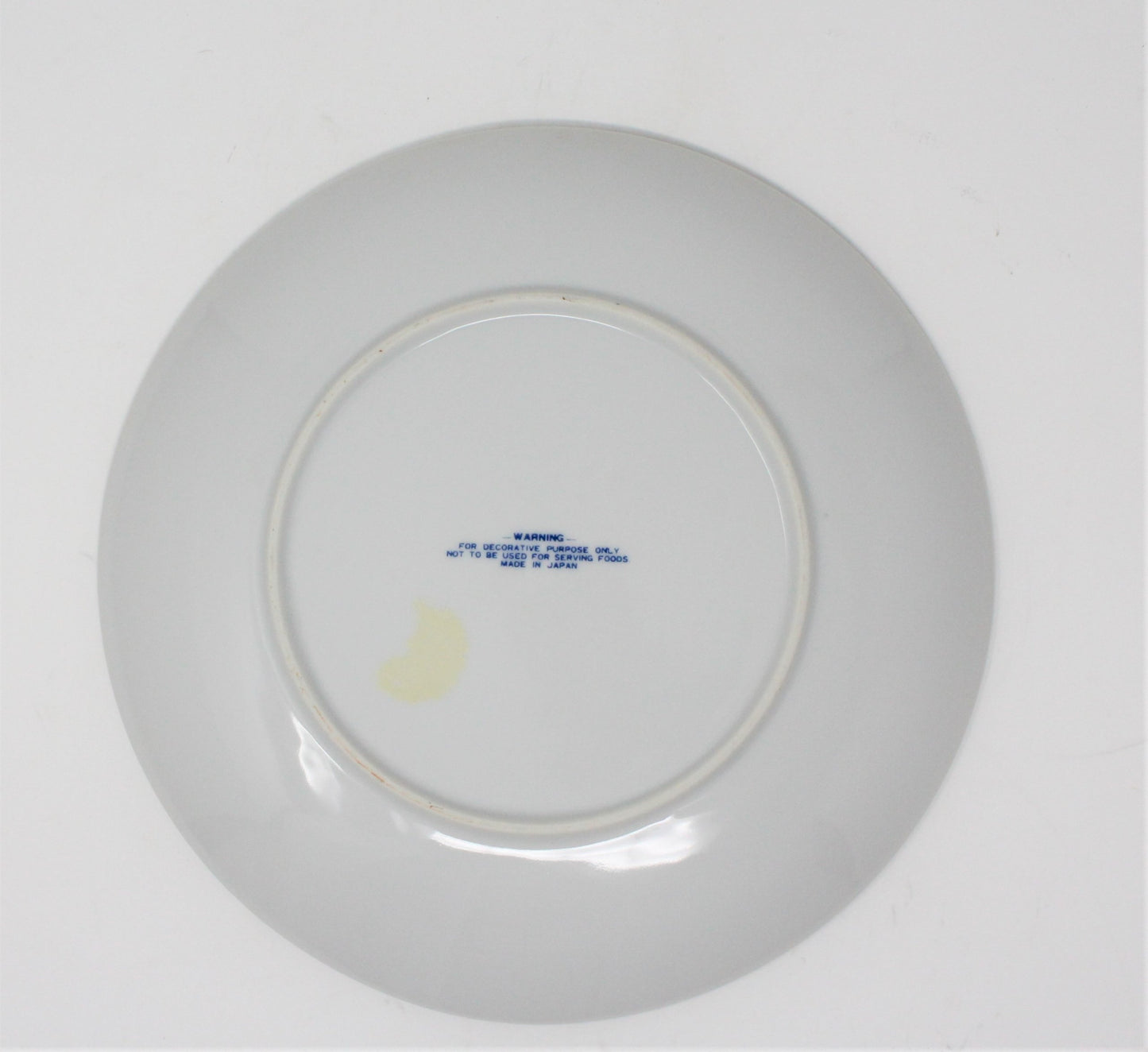 Decorative Plate, Currier & Ives, The Homestead In Winter, Blue & White, Vintage