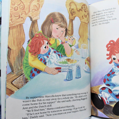 Children's Book, Raggedy Ann's Nighttime Rescue, Hardcover, Vintage 1987