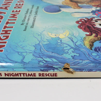 Children's Book, Raggedy Ann's Nighttime Rescue, Hardcover, Vintage 1987