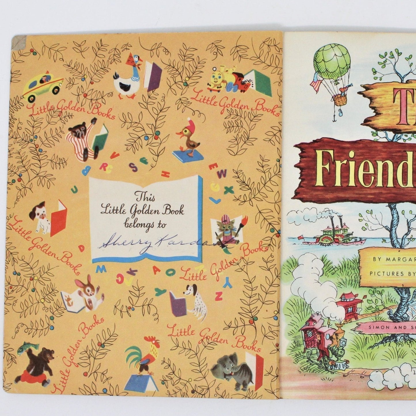 Children's Book, Little Golden Book, The Friendly Book, Hardcover, Vintage 1954