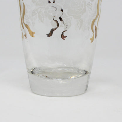 Glasses, Tumblers, Libbey, Rose Classic, Blown Glass, Set of 6, Vintage, SOLD