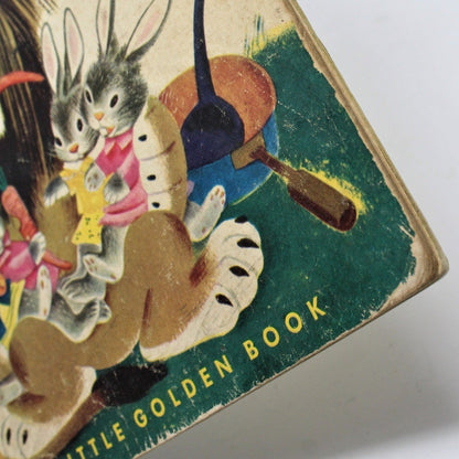 Children's Book, Little Golden Book, Tawny Scrawny Lion, Hardcover, Vintage 1952
