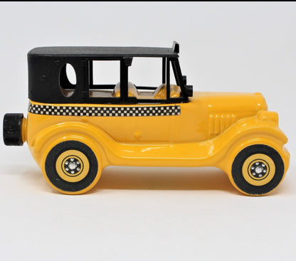Retired Avon Checker Cab, Yellow Taxi After Shave Decanter