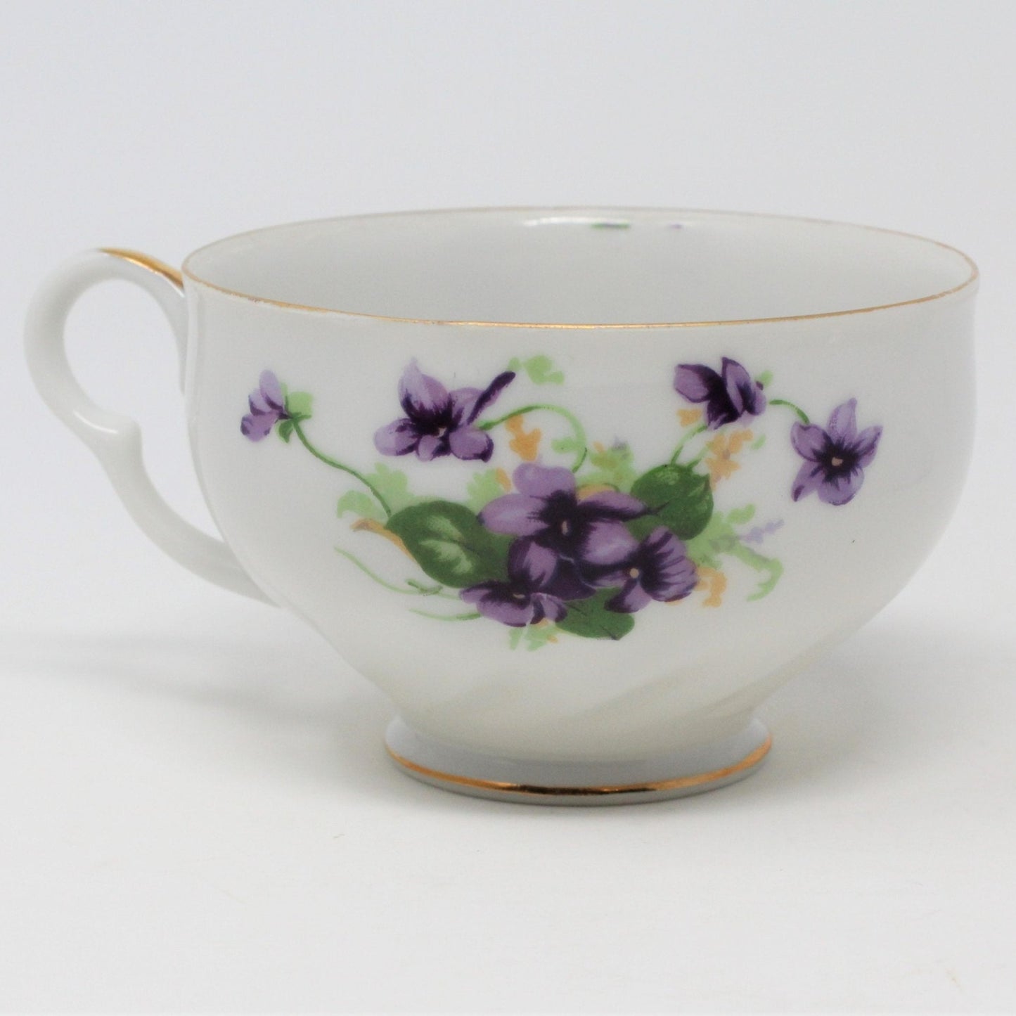 Snack Set, Norcrest, Sweet Violet EW6, Japan Vintage