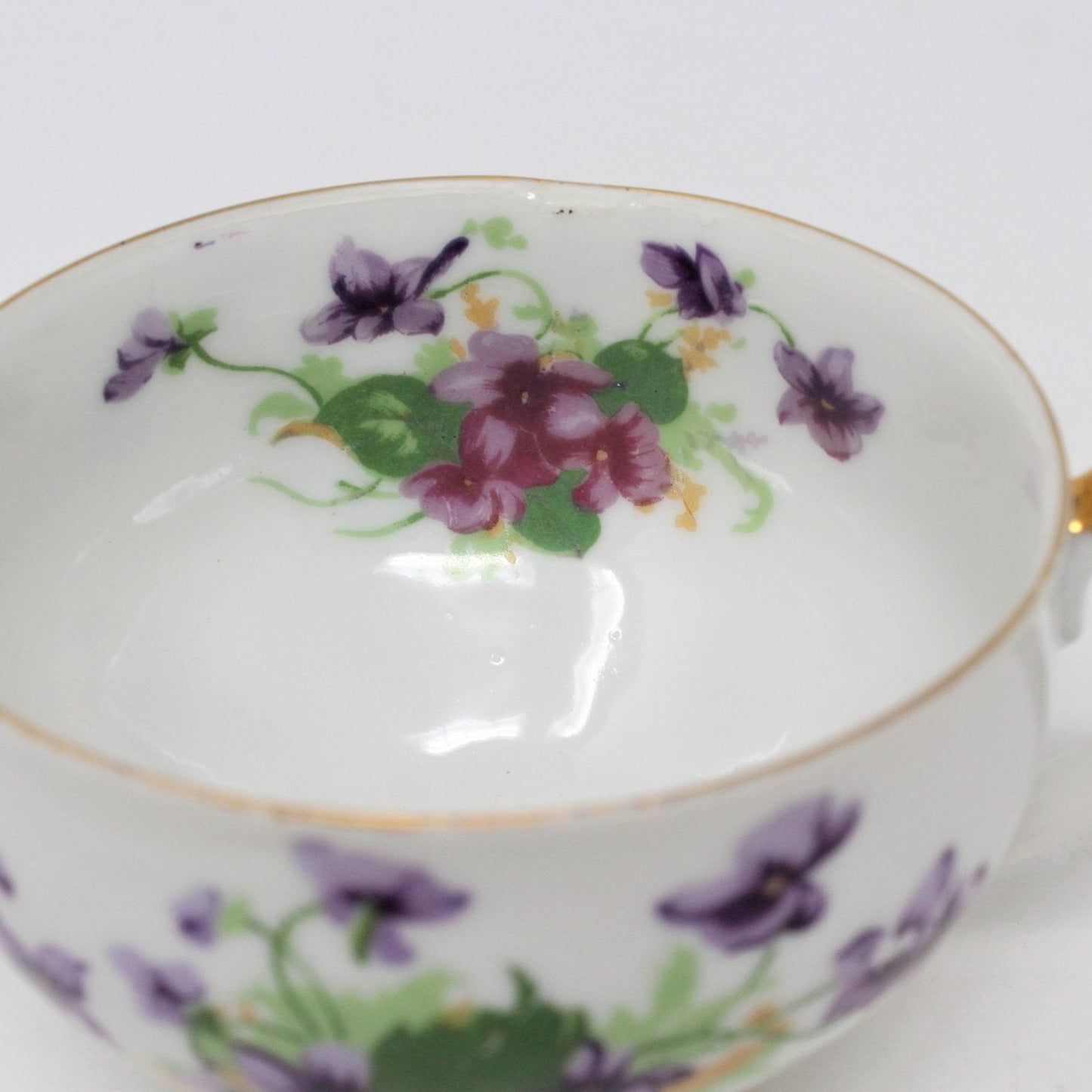 Snack Set, Norcrest, Sweet Violet EW6, Japan Vintage