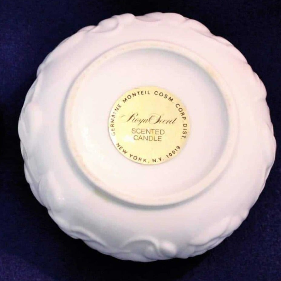 Trinket Box, Germaine Monteil, White Porcelain, Japan, Vintage Promotional Items