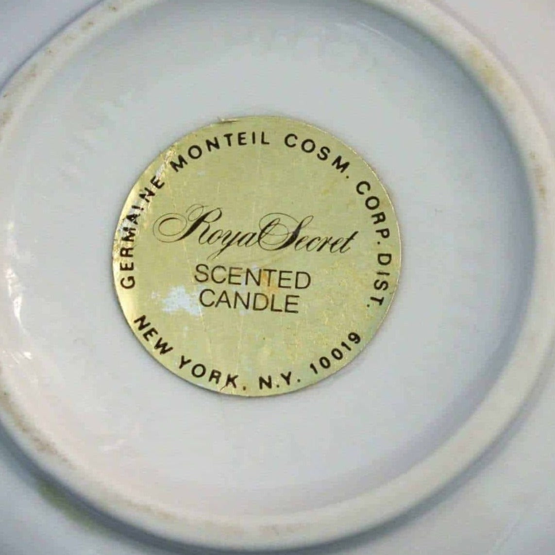 Trinket Box, Germaine Monteil, White Porcelain, Japan, Vintage Promotional Items