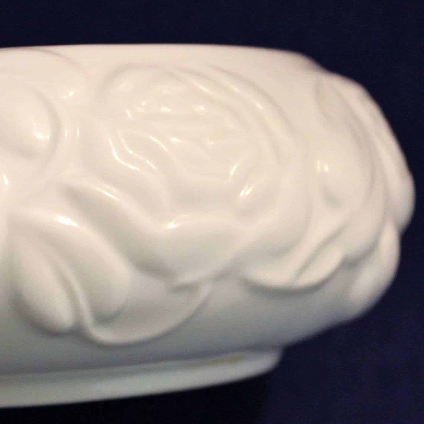 Trinket Box, Germaine Monteil, White Porcelain, Japan, Vintage Promotional Items