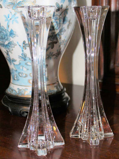 Candle Holders, Lenox, Devotion, Crystal Tapers, Set of 2