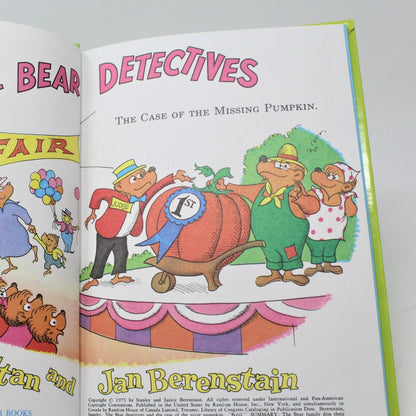 Children's Book, Beginner Books, The Bear Detectives, Berenstain, Hardcover, Vintage 1975