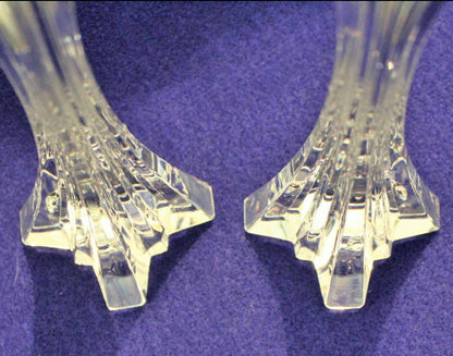 Candle Holders, Lenox, Devotion, Crystal Tapers, Set of 2