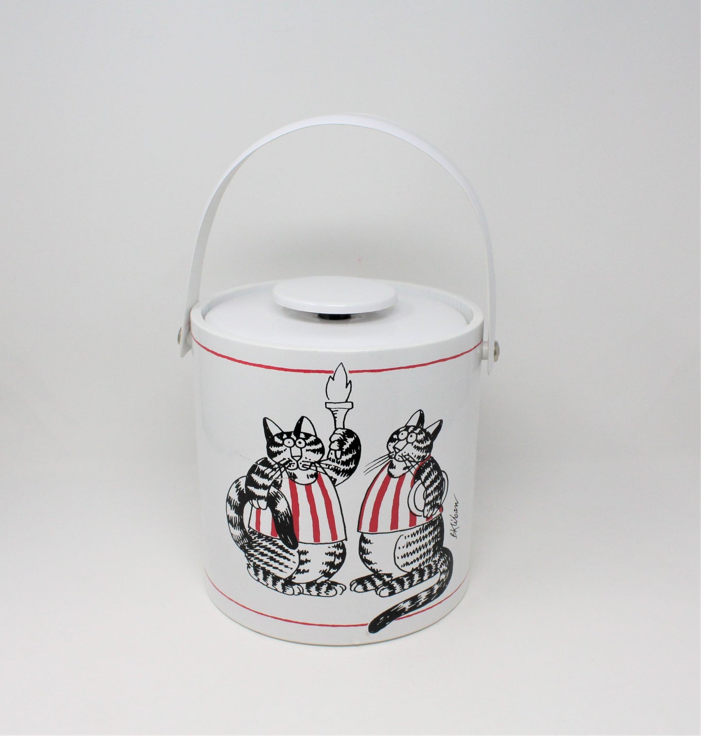 Ice Bucket, Kliban Cats, Olympic Torch Cat, Vintage