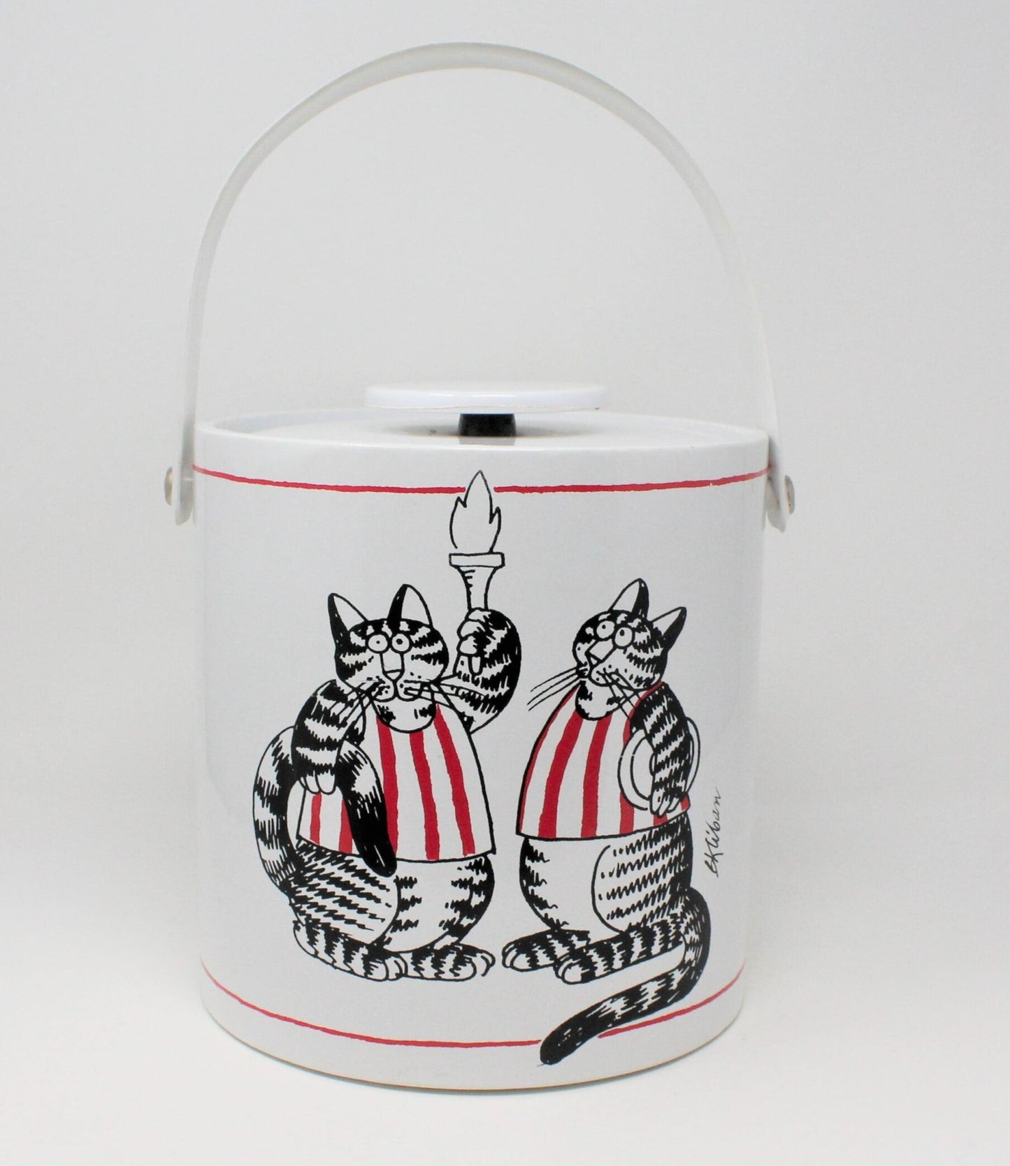Ice Bucket, Kliban Cats, Olympic Torch Cat, Vintage