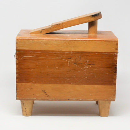 Box, Esquire Shoe Shine Box, Shoe Valet & Accessories, Wood, Vintage