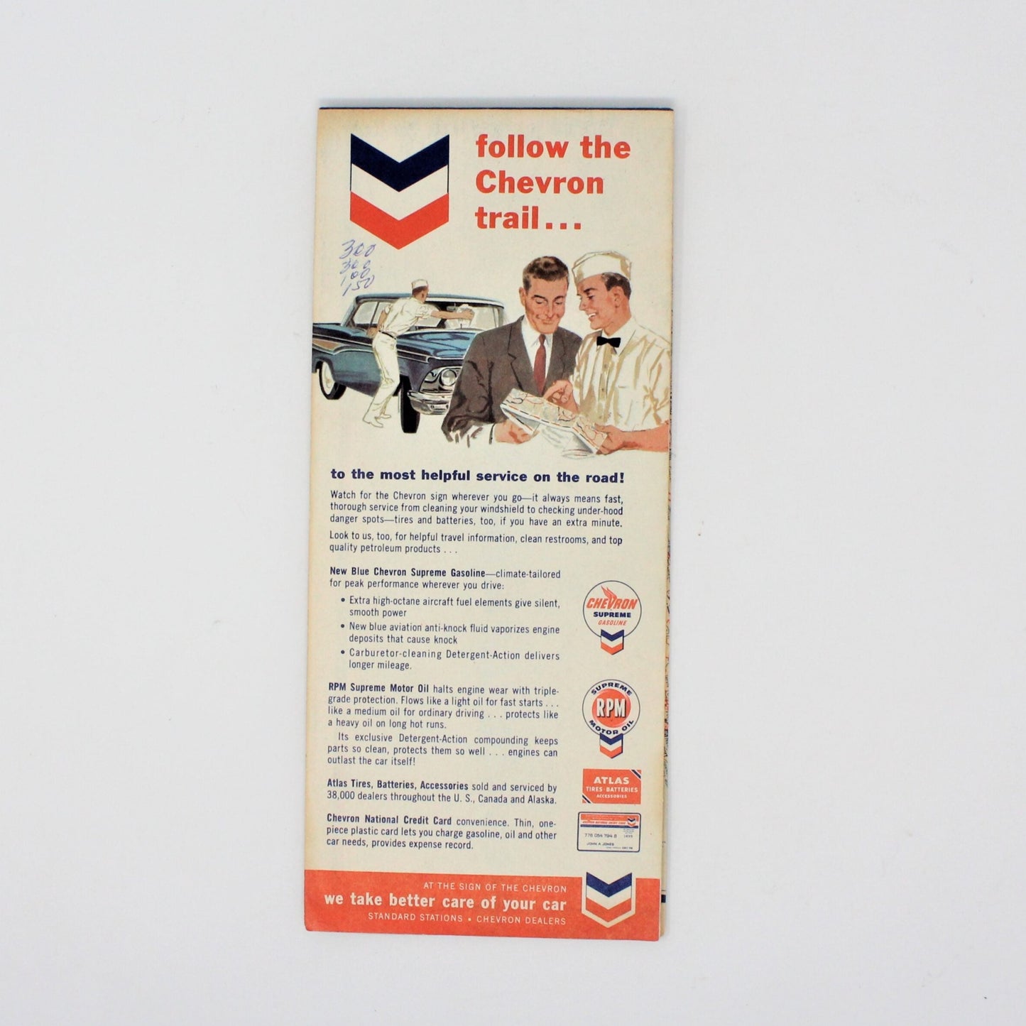 Road Map, Chevron Gousha Lithograph, Nevada, Vintage 1959, SOLD