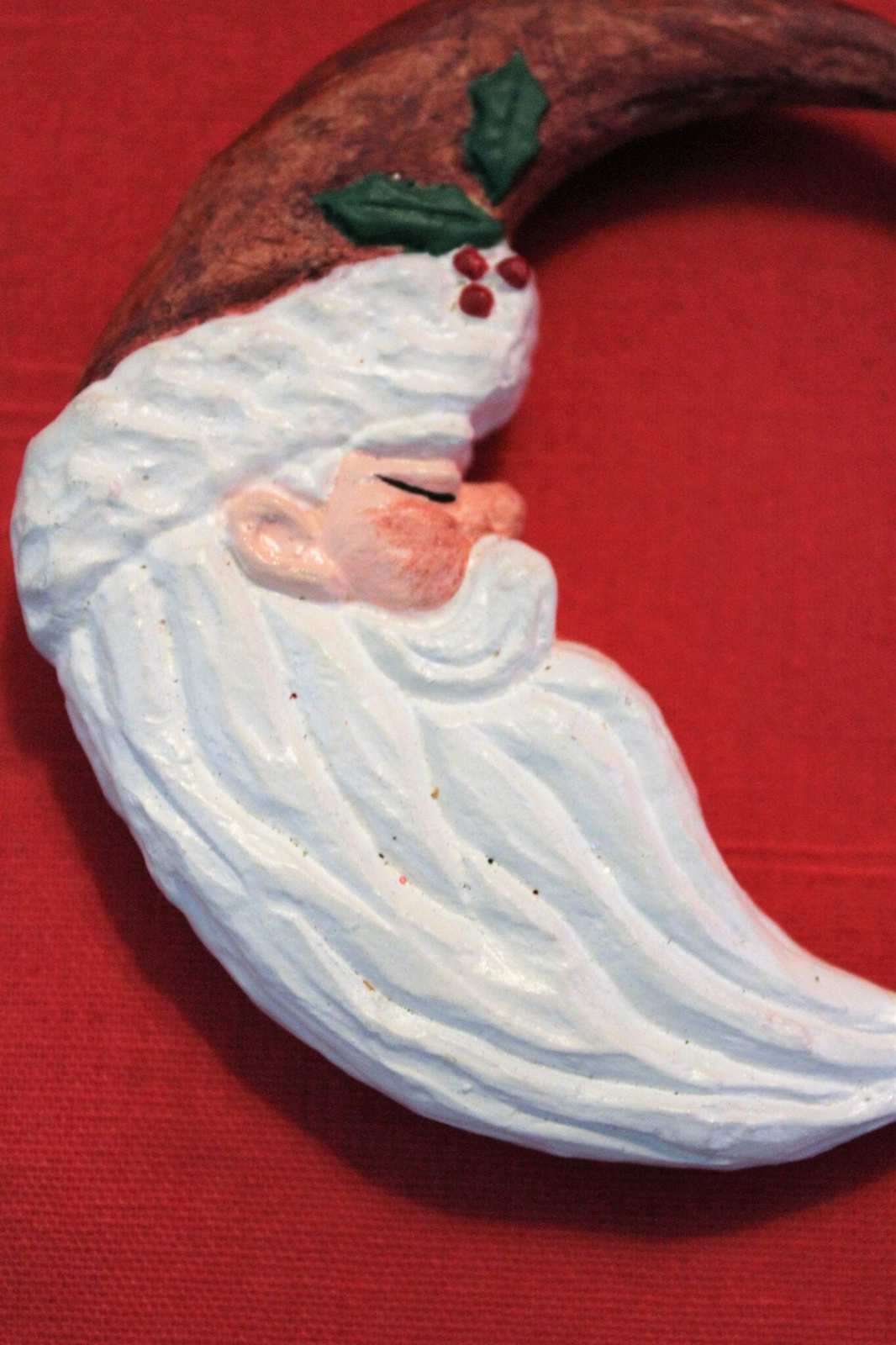 Ornaments, Hallmark, Kringle Moon, Santa, 1988, Vintage