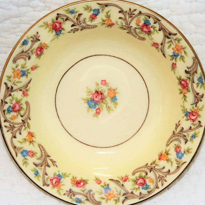 Fruit/Dessert Bowls, Taylor, Smith & Taylor, Scroll Border, Set of 2, Vintage
