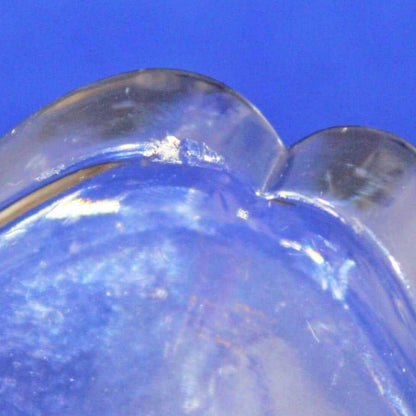 Relish Dish, Starburst Center, Oval Glass, Vintage