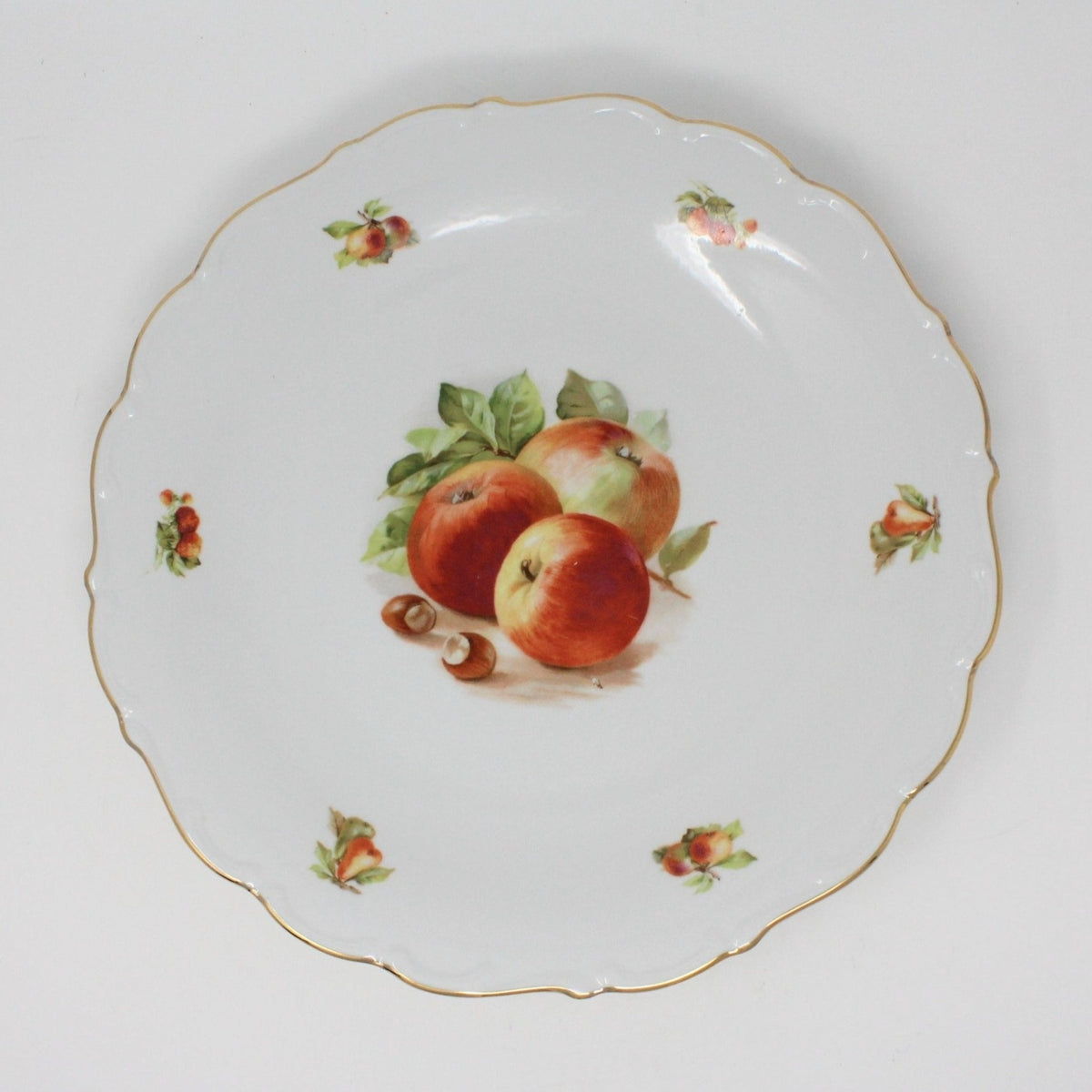 Chop Plate, Schumann Arzberg SCH16 Apple Orchard, Apples & Nuts 