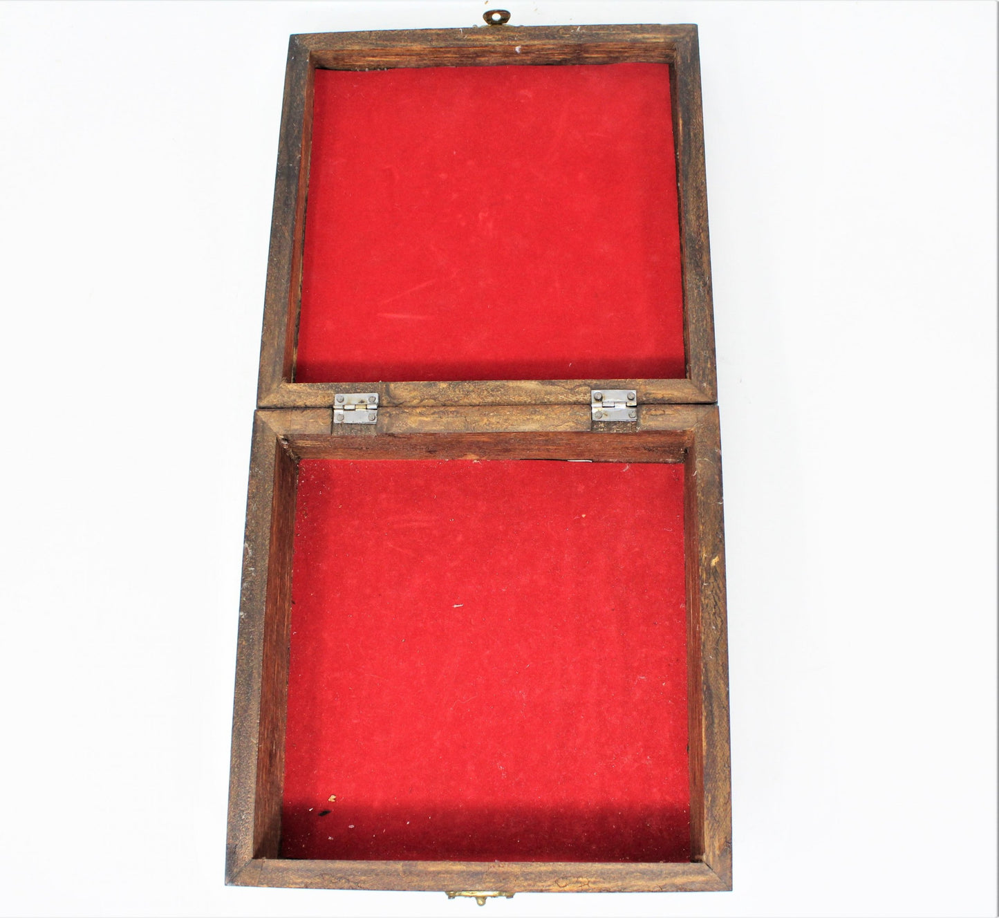 Box, Jewelry Box, Carved Wood, Tile Insert, Mexico, Vintage