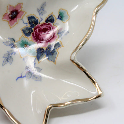 Salt Cellars, Gladding McBean, Leaf Shaped, Kaolena, Set of 2, Vintage