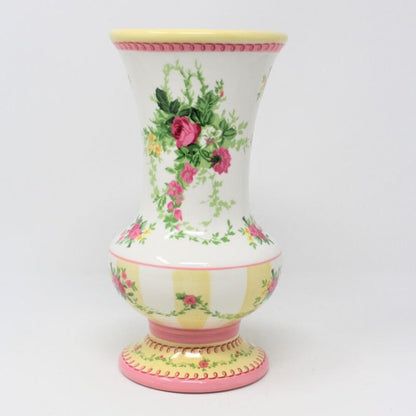 Vase, FTD, Laura Ashley Design, Florals, Ceramic, Vintage