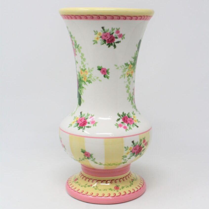 Vase, FTD, Laura Ashley Design, Florals, Ceramic, Vintage