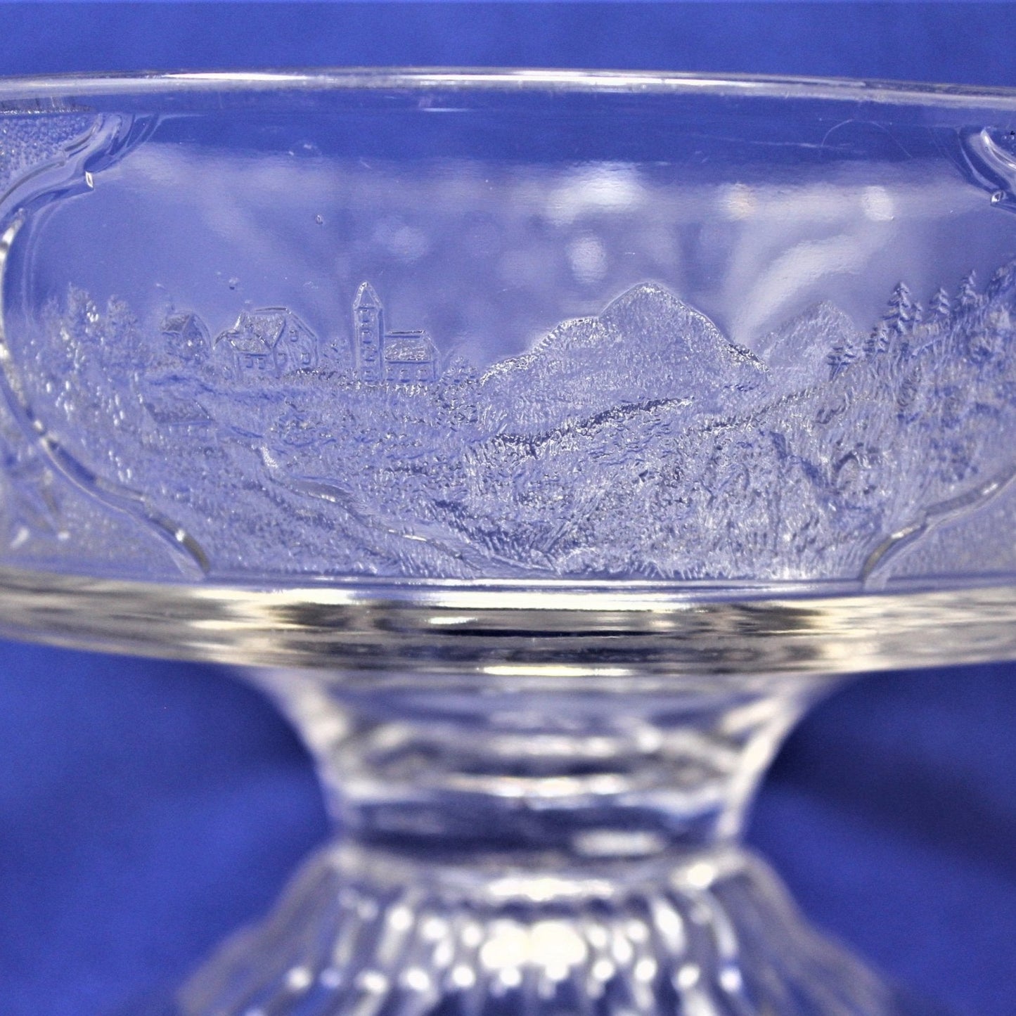 Compote / Footed Bowl, Burlington Glass Works, Canadian Pattern, Antique