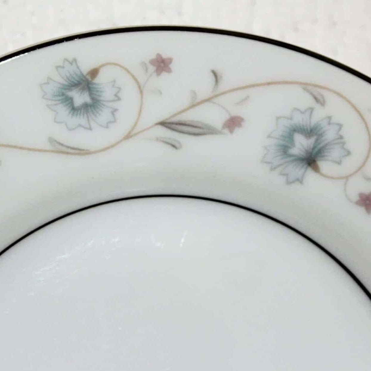 Bread & Butter Plates, Fine China of Japan, English Garden, Set of 4, Vintage